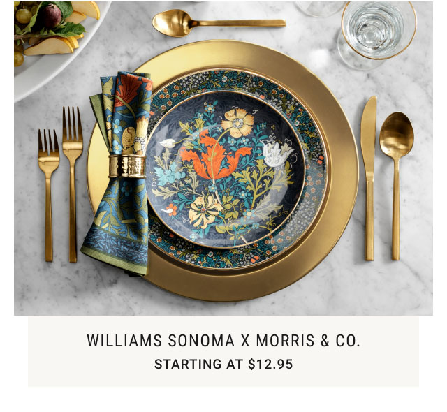 Williams Sonoma X Morris & Co. Starting at $12.95