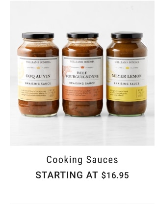 Cooking Sauces - Starting at $16.95