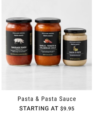 Pasta & Pasta Sauce - Starting at $9.95