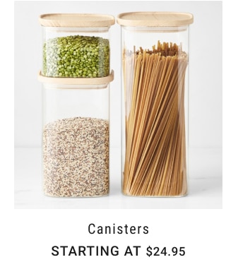 Canisters - Starting at $24.95