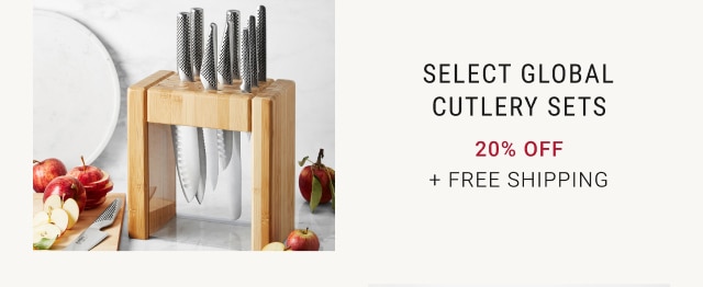 Select Global Cutlery Sets - 20% Off + Free Shipping