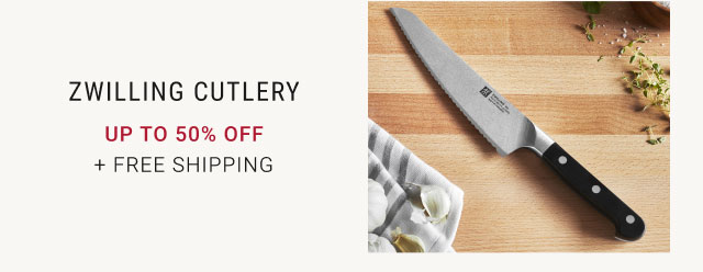 Zwilling Cutlery Up to 50% Off + Free Shipping