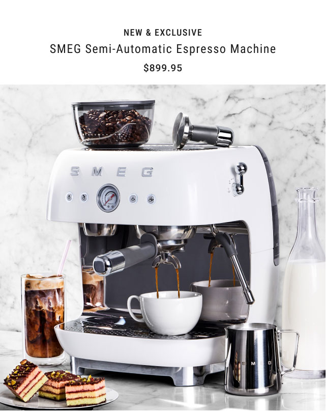 New & Exclusive - SMEG Semi-Automatic Espresso Machine $899.95