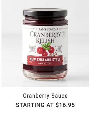 Cranberry Sauce - Starting at $16.95