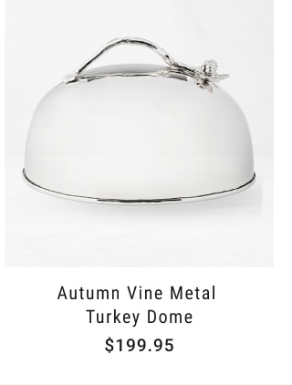 Autumn Vine Metal Turkey Dome - Starting at $199.95