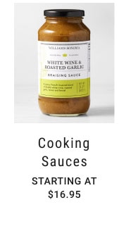 Cooking Sauces Starting at $16.95