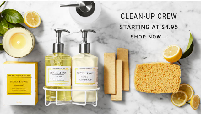 Clean-Up Crew Starting at $4.95 - Shop now