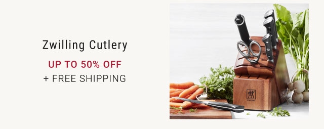 Zwilling Cutlery Up to 50% Off + Free Shipping