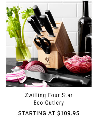 Zwilling Four Star Eco Cutlery Starting at $109.95