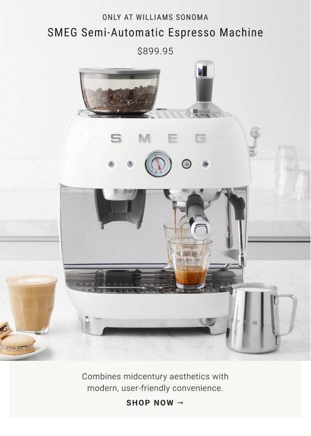 SMEG Semi-Automatic Espresso Machine - $899.95 - shop now