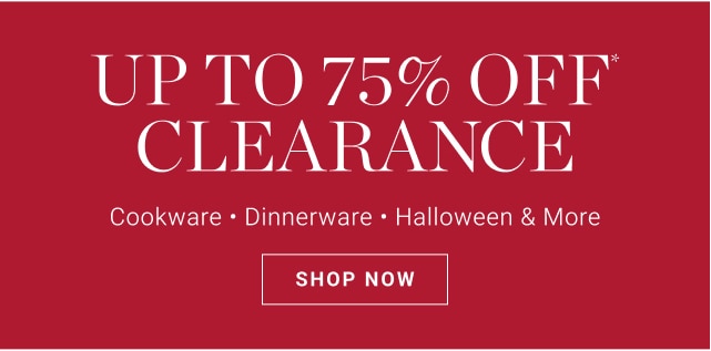 up to 75% off clearance - shop now