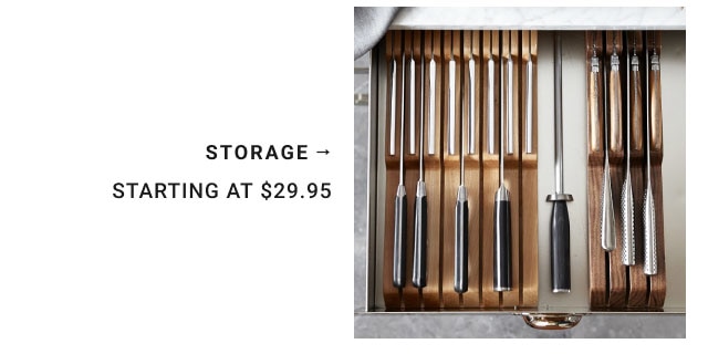 Storage Starting at $29.95