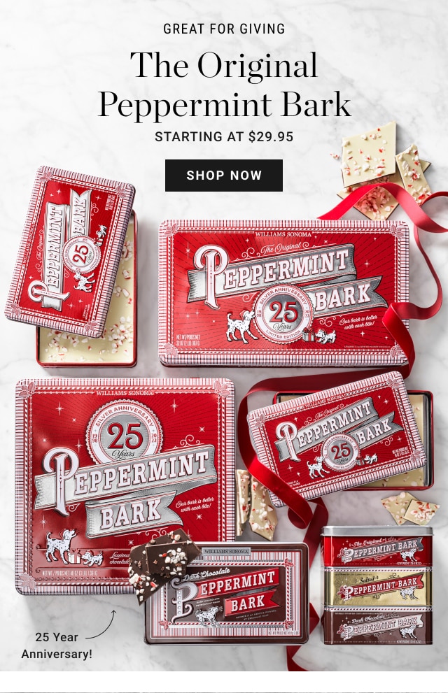 The Original Peppermint Bark - starting at $29.95 - shop now