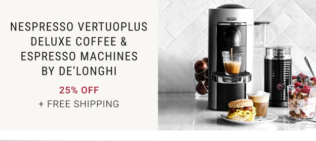 Nespresso VertuoPlus Deluxe Coffee & Espresso Machines By De'Longhi - 25% off + Free Shipping