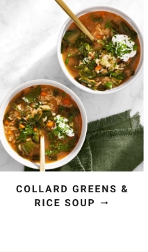 Collard Greens & Rice Soup