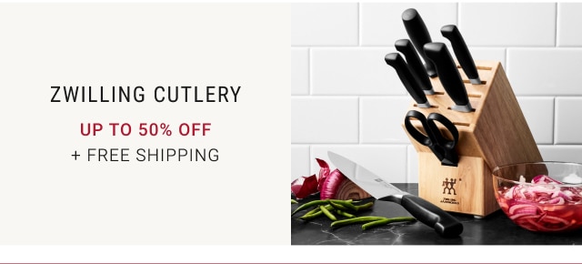 Zwilling Cutlery - Up to 50% Off + Free Shipping