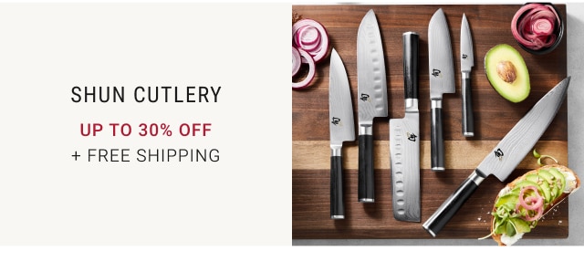 Shun Cutlery - up to 30% off + Free Shipping