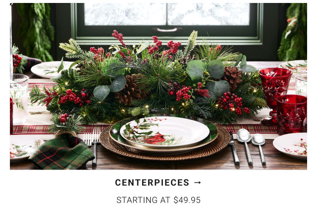 Centerpieces Starting at $49.95