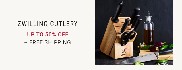 Zwilling Cutlery Up to 50% Off + free Shipping