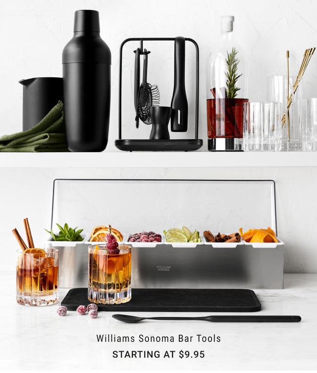 Williams Sonoma bar tools Starting at $9.95