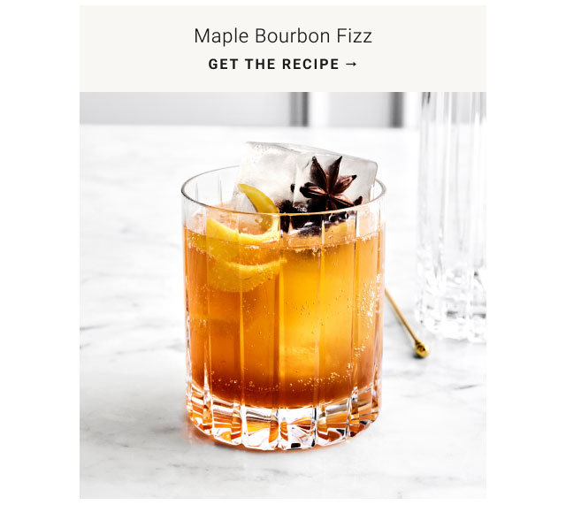 Maple Bourbon Fizz - Get the recipe