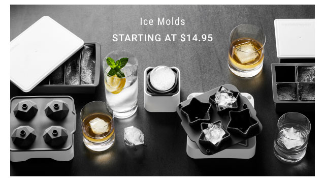 Ice Molds Starting at $14.95