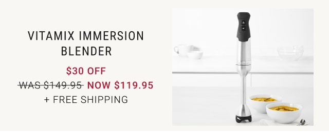 Vitamix Immersion Blender $30 Off NOW $119.95 + Free Shipping