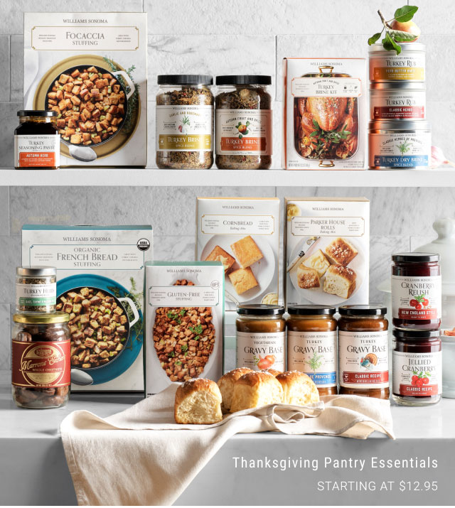 Thanksgiving Pantry Essentials starting at $12.95