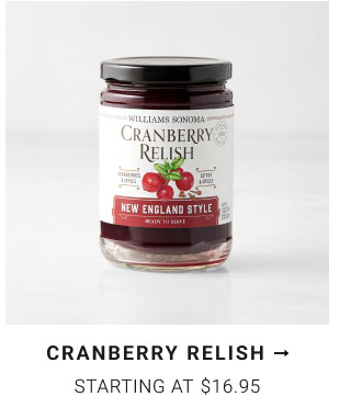 Cranberry Relish Starting at $16.95