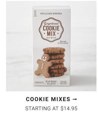 Cookie Mixes Starting at $14.95