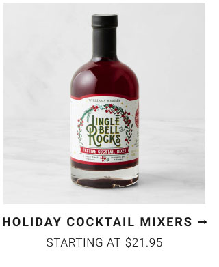 Holiday Cocktail Mixers Starting at $21.95