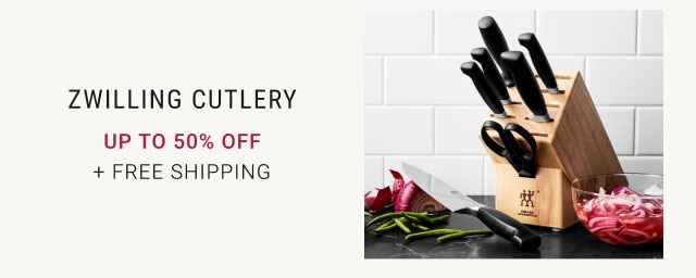 Zwilling Cutlery Up to 50% Off + Free Shipping