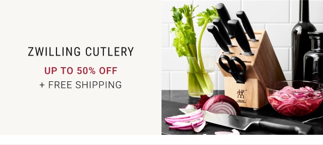 Zwilling Cutlery - Up to 50% off + free Shipping