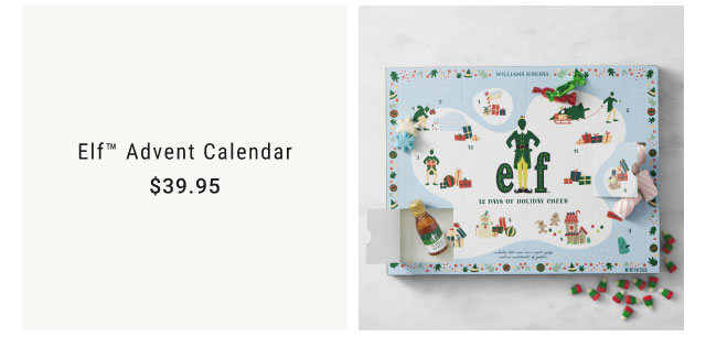 Elf™ Advent Calendar - $39.95