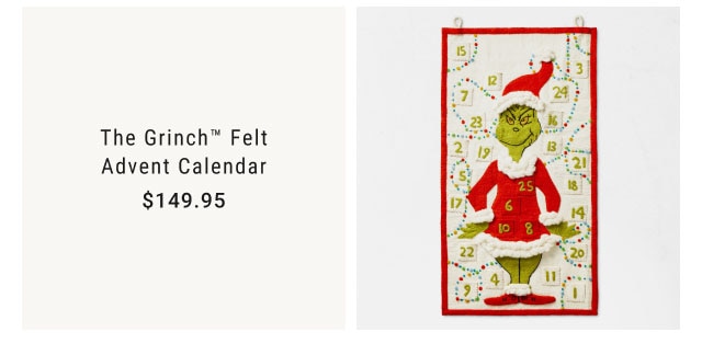 The Grinch™ Felt Advent Calendar - $149.95