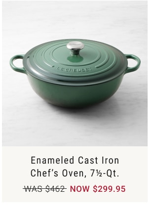 Enameled Cast Iron Chef’s Oven, 7½-QT. - NOW $299.95