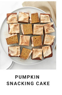 Pumpkin Snacking cake