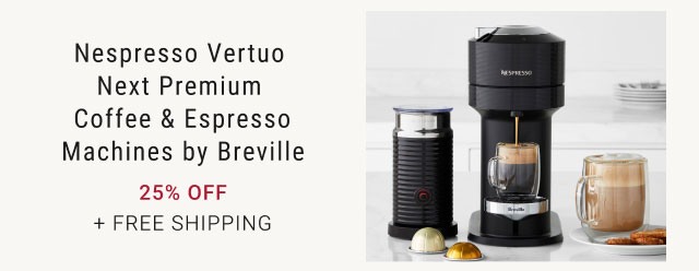 Nespresso Vertuo Next Premium Coffee & Espresso Machines by Breville 25% off + Free Shipping