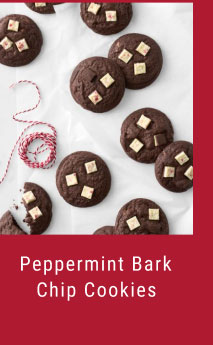 Peppermint Bark Chip Cookies