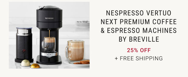 Nespresso Vertuo Next Premium Coffee & Espresso Machines by Breville 25% off + Free Shipping