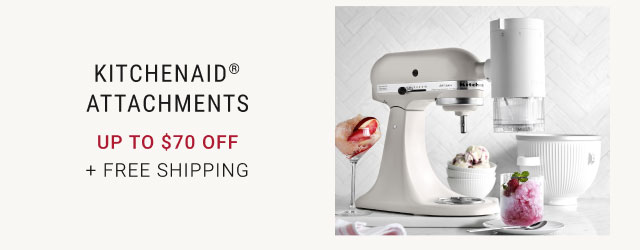 KitchenAid® Attachments Up to $70 Off + Free Shipping