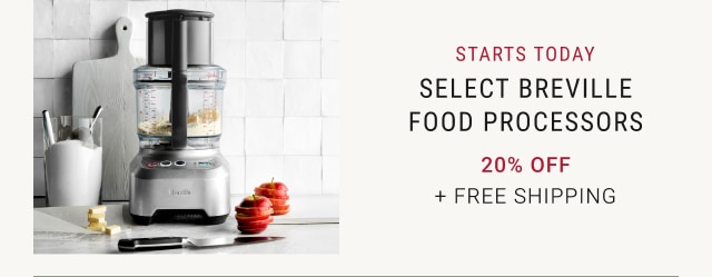 select breville food processors - 20% Off + Free Shipping