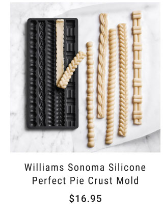 Williams Sonoma Silicone Perfect Pie Crust Mold - $16.95