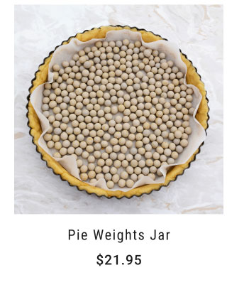 Pie Weights Jar $21.95