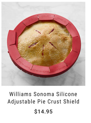 Williams Sonoma Silicone Adjustable Pie Crust Shield $14.95