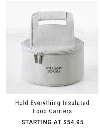 Hold Everything Insulated Food Carriers Starting at $54.95