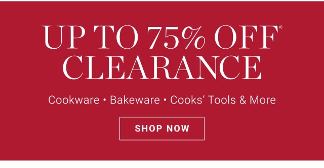 Up to 75% off clearance - shop now