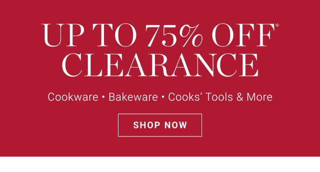 up to 75% off clearance - shop now