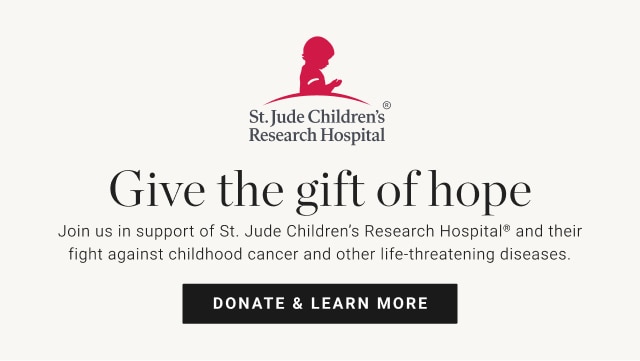 St. Jude Children's Research Hospital - Give the gift of hope - donate & learn more