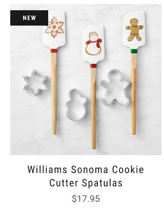 Williams Sonoma Cookie Cutter Spatulas $17.95